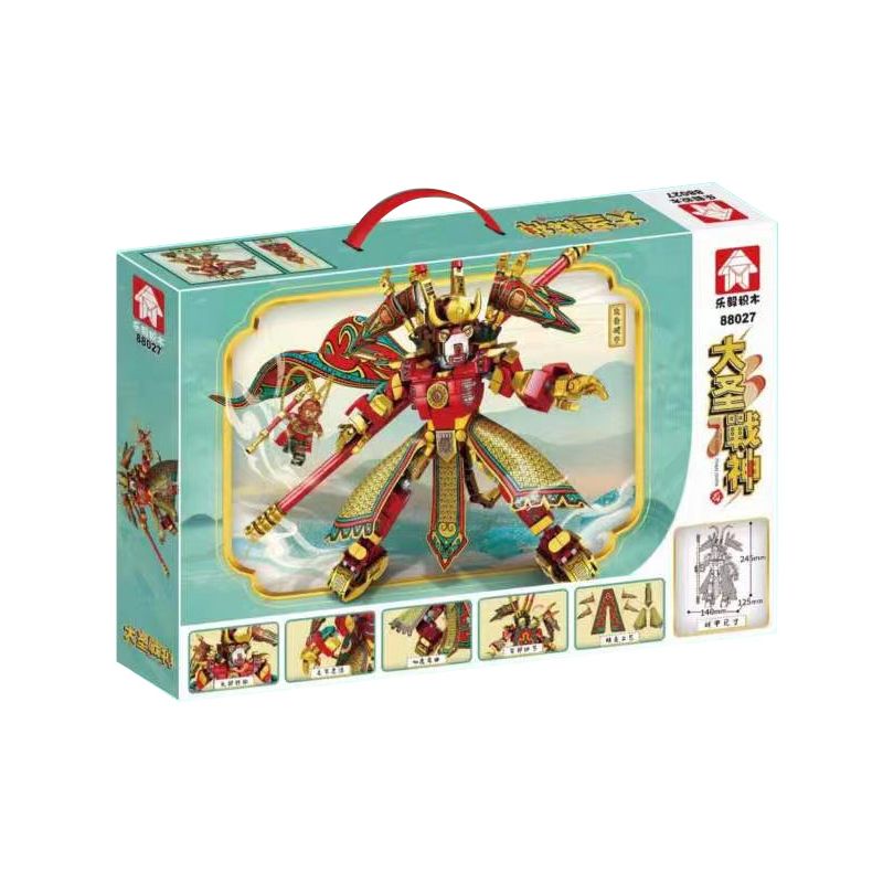 LEYI 88027 non  ĐẠI THÁNH CHIẾN bộ đồ chơi xếp lắp ráp ghép mô hình 506 khối