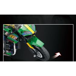 JUHANG TECHNOLOGY 82004 non  KAWASAKIZ900 bộ đồ chơi xếp lắp ráp ghép mô hình  KAWASAKI Z900 Kỹ Thuật Công Nghệ Cao Mô Hình Phương Tiện 776 khối