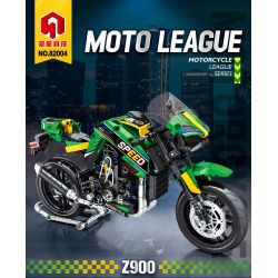 JUHANG TECHNOLOGY 82004 non  KAWASAKIZ900 bộ đồ chơi xếp lắp ráp ghép mô hình  KAWASAKI Z900 Kỹ Thuật Công Nghệ Cao Mô Hình Phương Tiện 776 khối