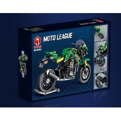 JUHANG TECHNOLOGY 82004 non  KAWASAKIZ900 bộ đồ chơi xếp lắp ráp ghép mô hình  KAWASAKI Z900 Kỹ Thuật Công Nghệ Cao Mô Hình Phương Tiện 776 khối