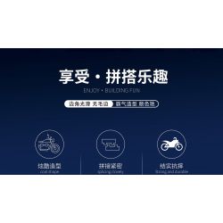 JUHANG TECHNOLOGY 82004 non  KAWASAKIZ900 bộ đồ chơi xếp lắp ráp ghép mô hình  KAWASAKI Z900 Kỹ Thuật Công Nghệ Cao Mô Hình Phương Tiện 776 khối