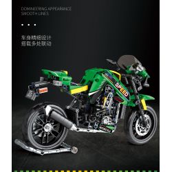 JUHANG TECHNOLOGY 82004 non  KAWASAKIZ900 bộ đồ chơi xếp lắp ráp ghép mô hình  KAWASAKI Z900 Kỹ Thuật Công Nghệ Cao Mô Hình Phương Tiện 776 khối