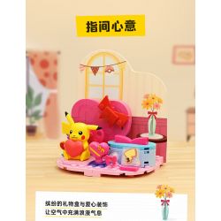 KEEPPLEY K20225 20225 non  POKÉMON SUY NGHĨ GIỮA CÁC NGÓN TAY bộ đồ chơi xếp lắp ráp ghép mô hình Movie & Game Phim Và Trò Chơi