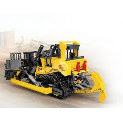 HAPPY BUILD SHINEYU XINYU YC-22011 22011 YC22011 non  BULLDOZER LỚN tỷ lệ 1:23 bộ đồ chơi xếp lắp ráp ghép mô hình Build Team SHINE YU Đội Xây Dựng 1866 khối