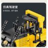 HAPPY BUILD SHINEYU XINYU YC-22011 22011 YC22011 non  BULLDOZER LỚN tỷ lệ 1:23 bộ đồ chơi xếp lắp ráp ghép mô hình Build Team SHINE YU Đội Xây Dựng 1866 khối