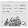 HAPPY BUILD SHINEYU XINYU YC-22011 22011 YC22011 non  BULLDOZER LỚN tỷ lệ 1:23 bộ đồ chơi xếp lắp ráp ghép mô hình Build Team SHINE YU Đội Xây Dựng 1866 khối