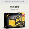 HAPPY BUILD SHINEYU XINYU YC-22011 22011 YC22011 non  BULLDOZER LỚN tỷ lệ 1:23 bộ đồ chơi xếp lắp ráp ghép mô hình Build Team SHINE YU Đội Xây Dựng 1866 khối