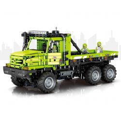 SEMBO 709950 non  SAITO XE TẢI bộ đồ chơi xếp lắp ráp ghép mô hình TECHINQUE 1336 khối