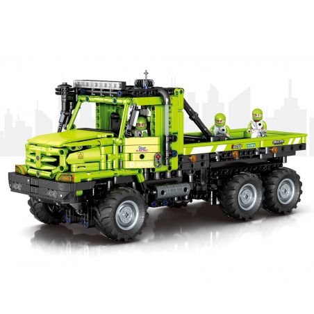 SEMBO 709950 non  SAITO XE TẢI bộ đồ chơi xếp lắp ráp ghép mô hình TECHINQUE 1336 khối