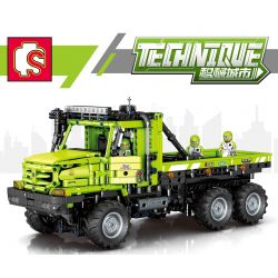 SEMBO 709950 non  SAITO XE TẢI bộ đồ chơi xếp lắp ráp ghép mô hình TECHINQUE 1336 khối