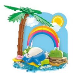 KEEPPLEY K20224 20224 non  POKÉMON GIẤC NGỦ LƯỜI BIẾNG bộ đồ chơi xếp lắp ráp ghép mô hình Movie & Game Phim Và Trò Chơi