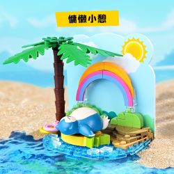 KEEPPLEY K20224 20224 non  POKÉMON GIẤC NGỦ LƯỜI BIẾNG bộ đồ chơi xếp lắp ráp ghép mô hình Movie & Game Phim Và Trò Chơi