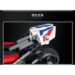 JUHANG TECHNOLOGY 82003 non  MÔ TÔ BMW S1000RR bộ đồ chơi xếp lắp ráp ghép mô hình  Kỹ Thuật Công Nghệ Cao Mô Hình Phương Tiện 768 khối