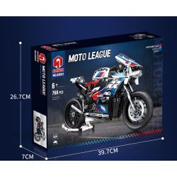 JUHANG TECHNOLOGY 82003 non  MÔ TÔ BMW S1000RR bộ đồ chơi xếp lắp ráp ghép mô hình  Kỹ Thuật Công Nghệ Cao Mô Hình Phương Tiện 768 khối
