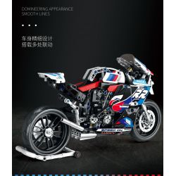 JUHANG TECHNOLOGY 82003 non  MÔ TÔ BMW S1000RR bộ đồ chơi xếp lắp ráp ghép mô hình  Kỹ Thuật Công Nghệ Cao Mô Hình Phương Tiện 768 khối