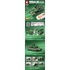 SEMBO 705989 non  XE TĂNG CHIẾN ĐẤU CHỦ LỰC TYPE 99A bộ đồ chơi xếp lắp ráp ghép mô hình Military Army TYPE 99A MAIN BATTLE TANK Quân Sự Bộ Đội 1143 khối