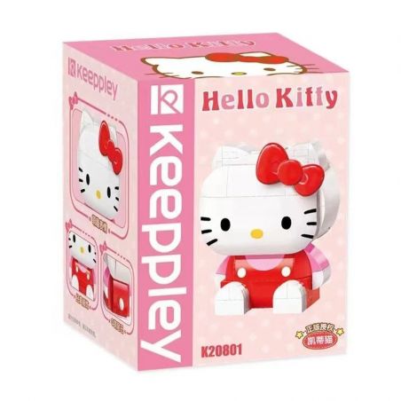 KEEPPLEY K20801 20801 non  XIN CHÀO MÈO CON bộ đồ chơi xếp lắp ráp ghép mô hình Hello Kitty