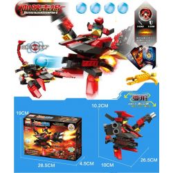 GUDI 9908 non  PINBALL MEN BLOOD SCORPION bộ đồ chơi xếp lắp ráp ghép mô hình Transformers Robot Đại Chiến Người Máy Biến Hình 133 khối