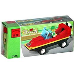 Enlighten 0385 Qman 0385 non  XE HƠI bộ đồ chơi xếp lắp ráp ghép mô hình Racers Đua Tốc Độ
