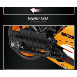 JUHANG TECHNOLOGY 82002 non  MÔ TÔ BMW HP2 bộ đồ chơi xếp lắp ráp ghép mô hình  Kỹ Thuật Công Nghệ Cao Mô Hình Phương Tiện 760 khối