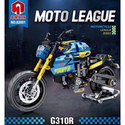 JUHANG TECHNOLOGY 82001 non  MÔ TÔ BMW G310R bộ đồ chơi xếp lắp ráp ghép mô hình  Kỹ Thuật Công Nghệ Cao Mô Hình Phương Tiện 706 khối