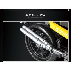 JUHANG TECHNOLOGY 82001 non  MÔ TÔ BMW G310R bộ đồ chơi xếp lắp ráp ghép mô hình  Kỹ Thuật Công Nghệ Cao Mô Hình Phương Tiện 706 khối