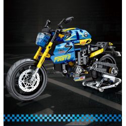 JUHANG TECHNOLOGY 82001 non  MÔ TÔ BMW G310R bộ đồ chơi xếp lắp ráp ghép mô hình  Kỹ Thuật Công Nghệ Cao Mô Hình Phương Tiện 706 khối