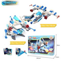 GUDI 9911 non  PINBALL MEN BLUE PHANTOM S bộ đồ chơi xếp lắp ráp ghép mô hình Transformers Robot Đại Chiến Người Máy Biến Hình 126 khối