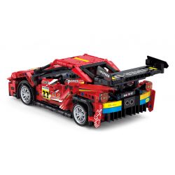 LEIBAO 8205 ZHEGAO QL1235 1235 non  FERRARI 488 LÙI XE tỷ lệ 1:24 bộ đồ chơi xếp lắp ráp ghép mô hình  Kỹ Thuật Công Nghệ Cao Mô Hình Phương Tiện 697 khối