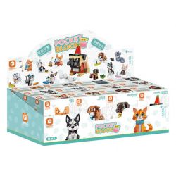 FORANGE FC8283 8283 non  BỮA TIỆC THÚ CƯNG DỄ THƯƠNG 12 LOẠI CORGIS BEAGLES DACHSHUND SHAR-PEIS TRUNG QUỐC HUSKIES SCHNAUZERS MÈO SPHYNX XIÊM CAM TAI GẤP XANH NGẮN MƯỚP MỸ bộ đồ chơi xếp lắp ráp ghép mô hình Creator PET PARTY Sáng Tạo 1527 khối