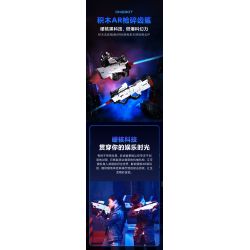 XIAOMI MITU MI ONEBOT OBJBQ63AIQI 63AIQI non  AR GUN. bộ đồ chơi xếp lắp ráp ghép mô hình Súng 1100 khối