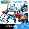 GUDI 9911 non  PINBALL MEN BLUE PHANTOM S bộ đồ chơi xếp lắp ráp ghép mô hình Transformers Robot Đại Chiến Người Máy Biến Hình 126 khối