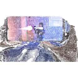 XIAOMI MITU MI ONEBOT OBJBQ63AIQI 63AIQI non  AR GUN. bộ đồ chơi xếp lắp ráp ghép mô hình Súng 1100 khối