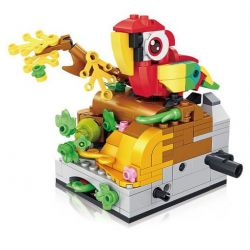 FORANGE FC8601 8601 non  6 KHUÔN MẶT DỄ THƯƠNG VẸT THỎ ẾCH ONG ỐC SÊN BƯỚM bộ đồ chơi xếp lắp ráp ghép mô hình Creator Sáng Tạo 1473 khối