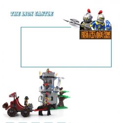 QMAN ENLIGHTEN KEEPPLEY 1019 non  TẤN CÔNG PHÁO ĐÀI TRONG RỪNG bộ đồ chơi xếp lắp ráp ghép mô hình Medieval Castle CASTLE KNIGHTS Chiến Tranh Trung Cổ 262 khối