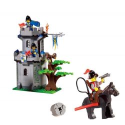 QMAN ENLIGHTEN KEEPPLEY 1019 non  TẤN CÔNG PHÁO ĐÀI TRONG RỪNG bộ đồ chơi xếp lắp ráp ghép mô hình Medieval Castle CASTLE KNIGHTS Chiến Tranh Trung Cổ 262 khối