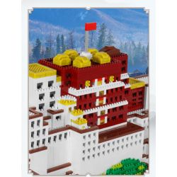 ZHEGAO LZ8230 8230 non  CUNG ĐIỆN POTALA bộ đồ chơi xếp lắp ráp ghép mô hình 4904 khối