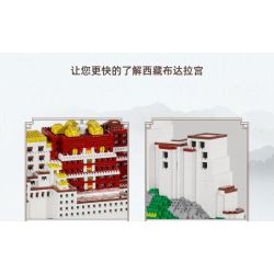 ZHEGAO LZ8230 8230 non  CUNG ĐIỆN POTALA bộ đồ chơi xếp lắp ráp ghép mô hình 4904 khối