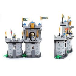 QMAN ENLIGHTEN KEEPPLEY 1020 non  PHÒNG THỦ LÂU ĐÀI NHÀ VUA bộ đồ chơi xếp lắp ráp ghép mô hình Medieval Castle CASTLE KNIGHTS Chiến Tranh Trung Cổ 267 khối