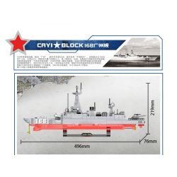 CAYI 22012 non  TÀU 168 QUẢNG CHÂU bộ đồ chơi xếp lắp ráp ghép mô hình Military Army 168 GUANGZHOU DESTROYER Quân Sự Bộ Đội 857 khối