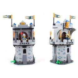 QMAN ENLIGHTEN KEEPPLEY 1020 non  PHÒNG THỦ LÂU ĐÀI NHÀ VUA bộ đồ chơi xếp lắp ráp ghép mô hình Medieval Castle CASTLE KNIGHTS Chiến Tranh Trung Cổ 267 khối