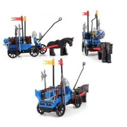 QMAN ENLIGHTEN KEEPPLEY 1020 non  PHÒNG THỦ LÂU ĐÀI NHÀ VUA bộ đồ chơi xếp lắp ráp ghép mô hình Medieval Castle CASTLE KNIGHTS Chiến Tranh Trung Cổ 267 khối