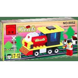 Enlighten 0052 Qman 0052 non  XE LỬA bộ đồ chơi xếp lắp ráp ghép mô hình City Thành Phố