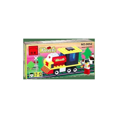 Enlighten 0052 Qman 0052 non  XE LỬA bộ đồ chơi xếp lắp ráp ghép mô hình City Thành Phố