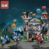 QMAN ENLIGHTEN KEEPPLEY 1021 non  TẤN CÔNG LÂU ĐÀI ĐẠI BÀNG bộ đồ chơi xếp lắp ráp ghép mô hình Medieval Castle CASTLE KNIGHTS Chiến Tranh Trung Cổ 568 khối