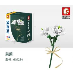 SEMBO 601254 non  HOA NHÀI bộ đồ chơi xếp lắp ráp ghép mô hình Flowers BLOCK FLORIST