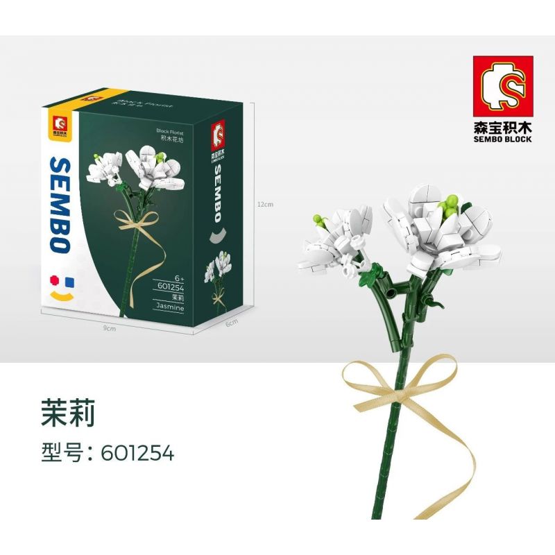 SEMBO 601254 non  HOA NHÀI bộ đồ chơi xếp lắp ráp ghép mô hình Flowers BLOCK FLORIST
