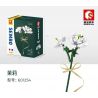 SEMBO 601254 non  HOA NHÀI bộ đồ chơi xếp lắp ráp ghép mô hình Flowers BLOCK FLORIST