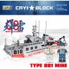 CAYI 22006 non  TÀU SƠN ĐÔNG QUÉT MÌN TYPE 081 bộ đồ chơi xếp lắp ráp ghép mô hình Military Army TYPE 081 MINE COUNTERMEASURES SHIP Quân Sự Bộ Đội 238 khối