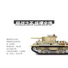 Kazi KY82050 82050 non  XE TĂNG VALENTINE MK.I bộ đồ chơi xếp lắp ráp ghép mô hình Military Army Quân Sự Bộ Đội 561 khối